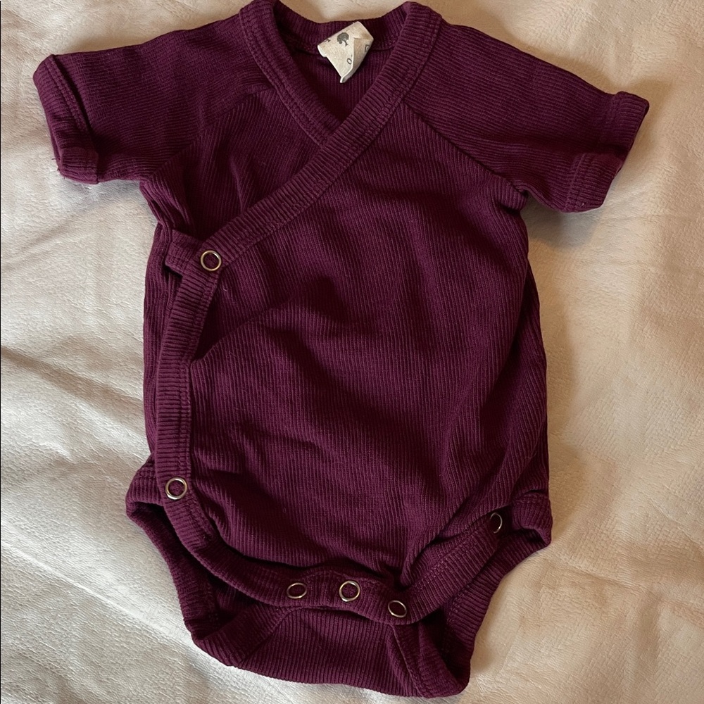 Kate Quinn Plum Baby Bodysuit Unisex
